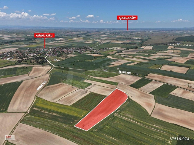 TEKİRDAĞ KAPAKLI KARLIDA 11.550m2 ACİL İHTİYAÇTAN SATILIK TARLA - Görsel 4