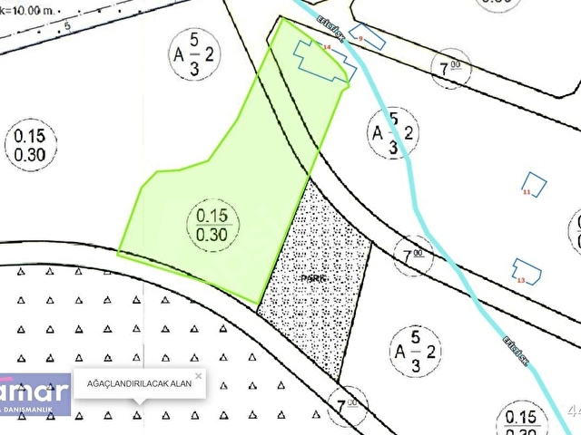 AKDAMAR - Hacılar I Uluyer 3471 m² Arsalı İMARLI Evli Bağ - Görsel 28