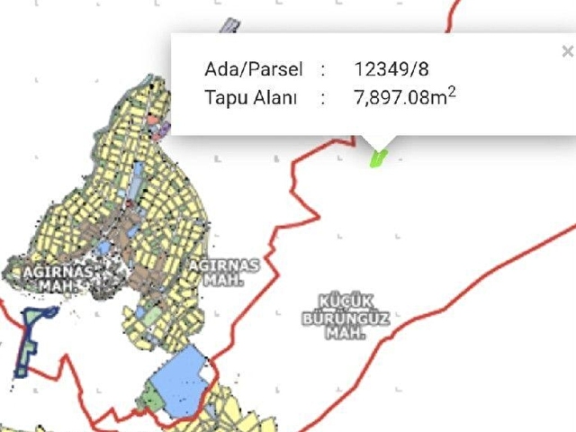 KÜÇÜKBÜRÜNGÜZ DE YOLA CEPHE SATILIK TARLA - Görsel 8