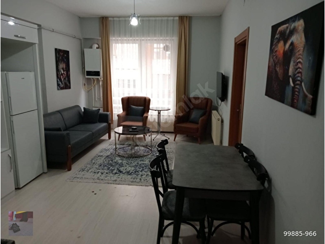 BOLU MERKEZ TABAKLAR MAHALLESİNDE 1+1 KİRALIK EŞYALI DAİRE DEPOZİTO-AİDAT-KOMİSYON YOK - Görsel 2