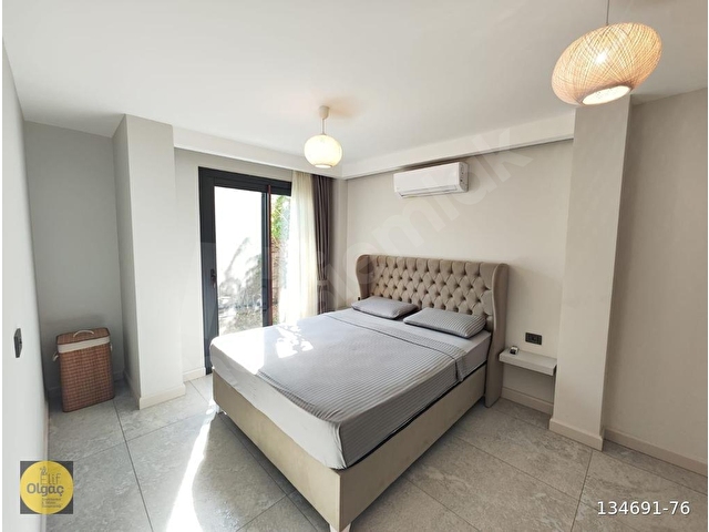 Bodrum Yahşi Temenos Evlerinde Eşyalı Kiralık 3+1 Bahçe Katı - Görsel 14