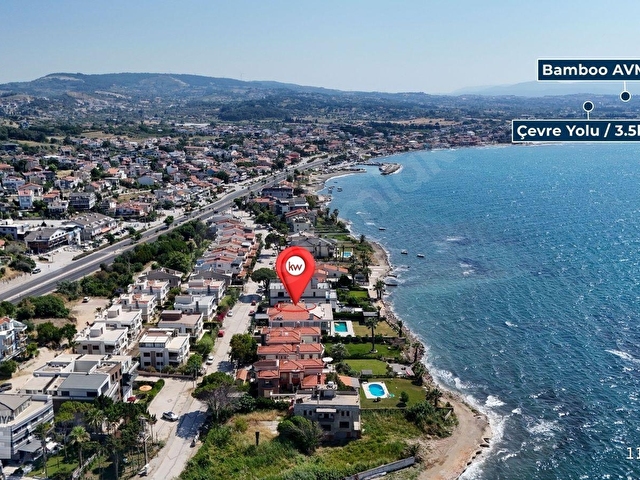 URLA KALABAK SAHİLDE EŞSİZ YALI, DENİZE SIFIR MALİKANE - Görsel 4