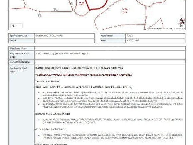 BAYRAMİÇ TOLUKLAR KÖYÜ KAZDAĞLARI YAMACINDA SATILIK FIRSAT TARLA - Görsel 16