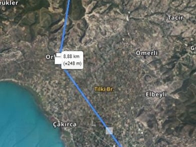 12263 m2 zirvede TARLA yol kenarı yatırımlık - Görsel 4