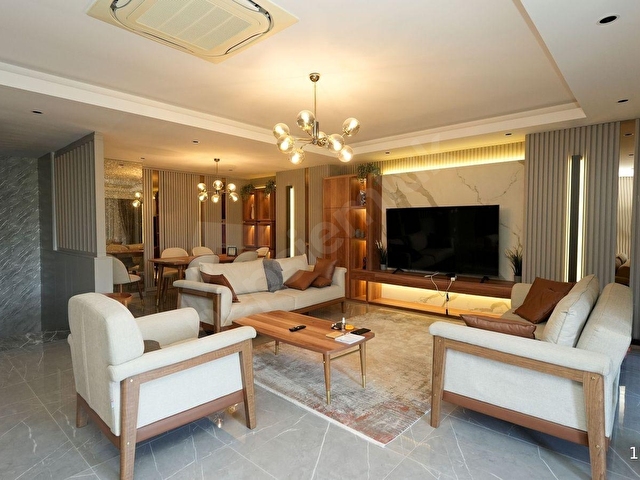 DENİZ MANZARALI FULL EŞYALI LÜKS 3+1 DAİRE - Görsel 18