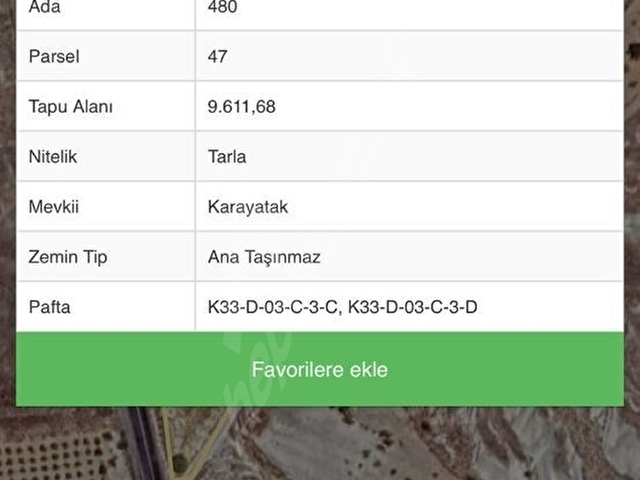 EMLAK KURUMSALDAN ÇATDA SATILIK TARLA. - Görsel 10
