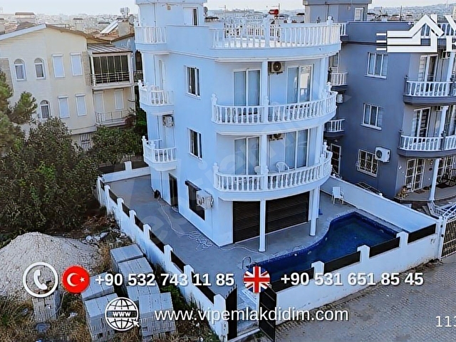 Satılık havuzlu eşyalı Villa
