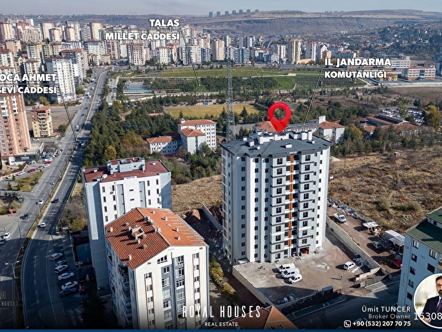 TALAS KİÇİKÖYDE YÜKSEK KREDİYE UYGUN ULTRALÜKS 2+1 SATILIK DAİRE - Görsel 5