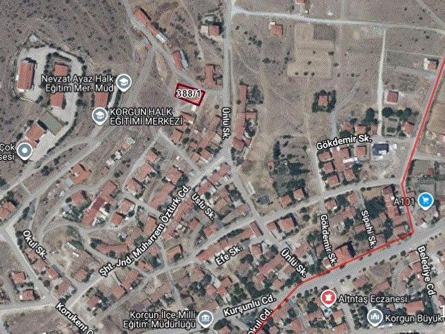 NOVADAN KORGUN MERKEZDE 654 M2 İMARLI ARSA - Görsel 3
