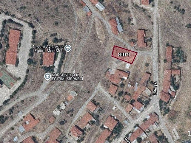 NOVADAN KORGUN MERKEZDE 654 M2 İMARLI ARSA