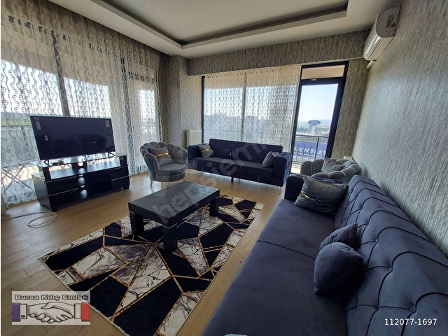 BURSA KILIÇ TAN ALPİŞ ADEN HAUSE DE EŞYALI KİRALIK 1+1 DAİRE
