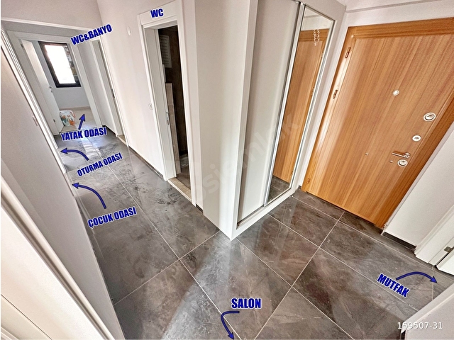 MÜKEMMEL YATIRIM FIRSATI! SATILIK TERASLI ANAHTAR TESLİM DAİRE - Görsel 8
