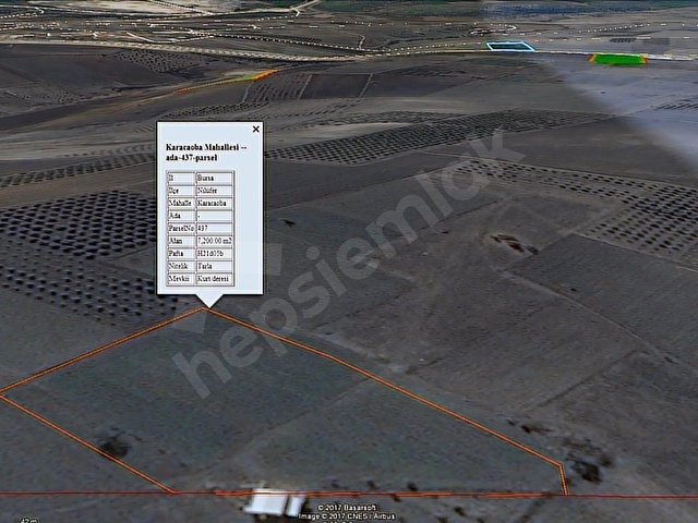DijitalEmlaktan Karacaobada Satılık 7.200 m2 Yatırımlık Tarla. - Görsel 11