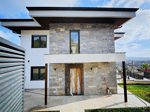 408m2 arsa içerisinde tripleks müstakil havuzlu Satılık villa - Görsel 12