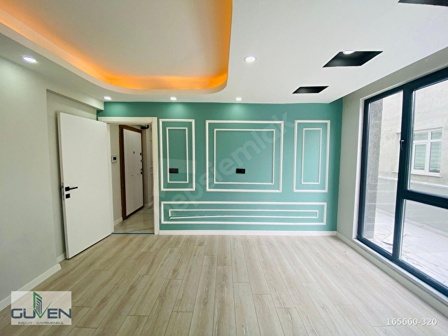 GÜVENDEN KAPAKLIDA MERKEZİ KONUMDA ANKASTRELİ,TERASLI 1+1 DAİRE