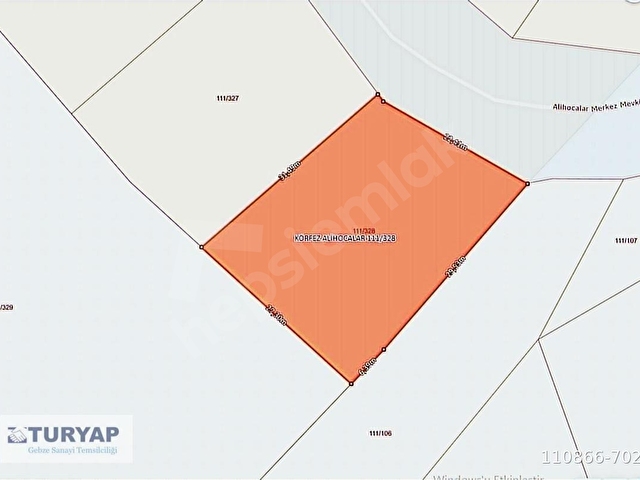 Körfez Alihocalarda 25m asfalt cepheli 840m2 arsa - Görsel 16