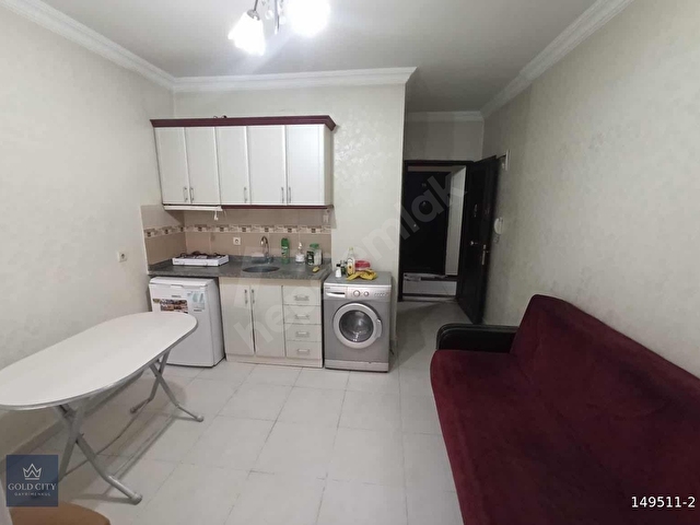 GOLD CITYDEN ÜNİVERSİTEYE YÜRÜME MESAFESİNDE EŞYALI 1+1 REZİDANS