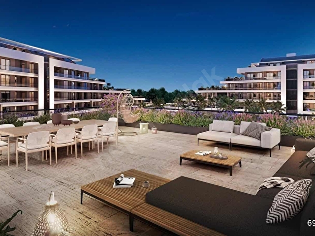 GÜZELOBA DA SATILIK 1+1 LÜKS DAİRE - Görsel 25