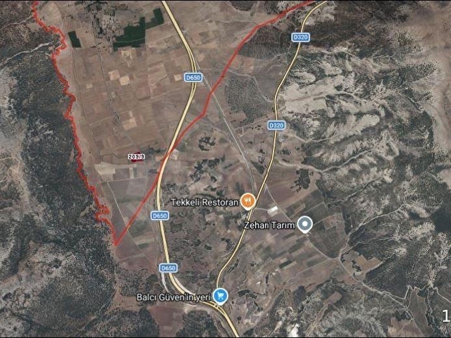 ISPARTA KEÇİBORLU İNCESU KÖYÜ 8292 M2 TEK TAPU YOLU OLAN SATILIK - Görsel 6
