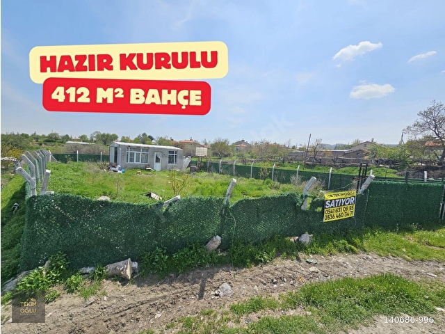 MERAM KARADİĞİNDE HAZIR KURULU KÖY İÇİ 412 M² MÜSTAKİL BAHÇE