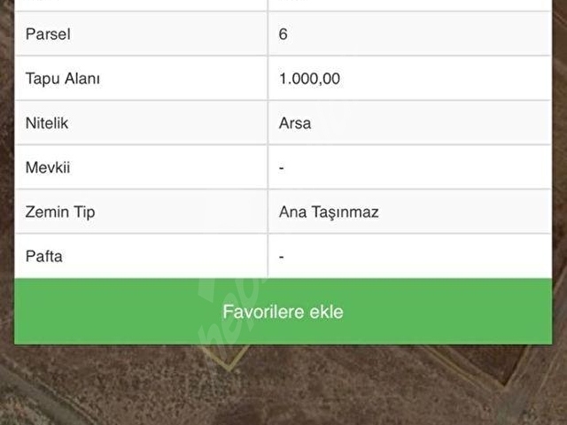 POLATLI GEDIKLIDE ESKIŞEHIR YOLUNA YAKIN SATILIK 1000 M2 ARSA