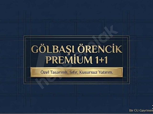 GÖLBAŞI ÖRENCİK KAMPÜS YANI,SIFIR, ÖZEL YAPILI 1+1 SATILIK DAİRE - Görsel 18