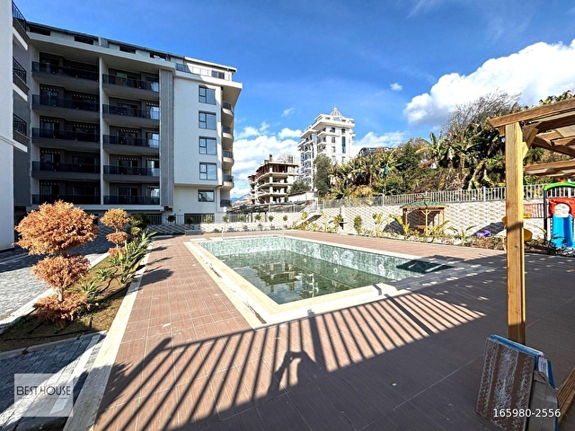 ALANYA MAHMUTLARDA SIFIR SİTE İÇERİSİNDE FULL LÜKS EŞYALI 1+1 SATILIK DAİRE - Görsel 12