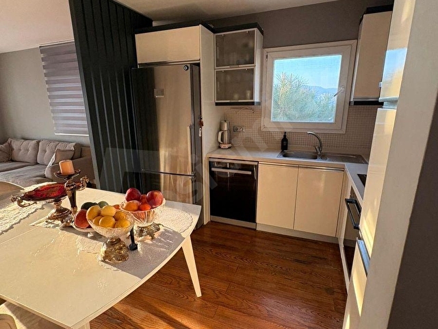 BODRUM KUMBAHÇEDE DENİZE 100 METRE PANORAMİK MANZARALI DAİRE - Görsel 8