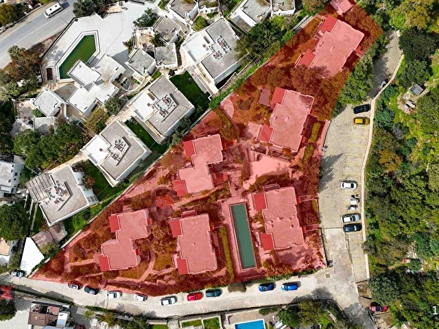 BODRUM KUMBAHÇEDE DENİZE 100 METRE PANORAMİK MANZARALI DAİRE - Görsel 3