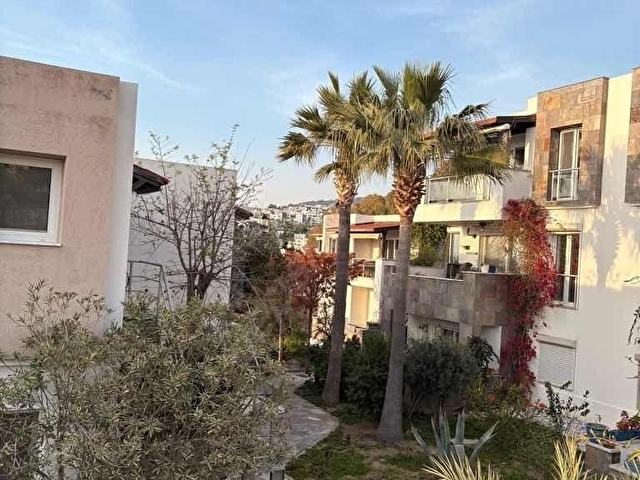 BODRUM KUMBAHÇEDE DENİZE 100 METRE PANORAMİK MANZARALI DAİRE - Görsel 19