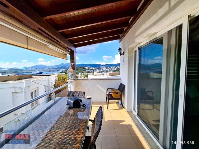 BODRUM KUMBAHÇEDE DENİZE 100 METRE PANORAMİK MANZARALI DAİRE - Görsel 15