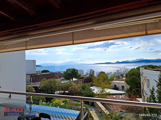 BODRUM KUMBAHÇEDE DENİZE 100 METRE PANORAMİK MANZARALI DAİRE - Görsel 11