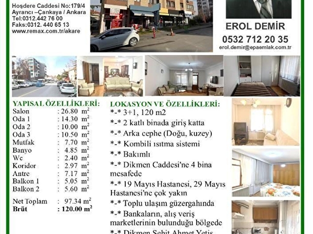 Çankaya İlker Caddesi, 19 Mayıs Hastanesi Yakını, 3+1 Giriş Kat - Görsel 22