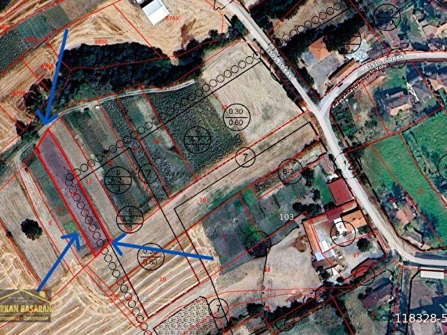 📍 Tekirdağ Süleymanpaşa Karacaklavuz’da Altyapısı Tam, Yatırımlık 1.103 m² Tarla! 🚀 - Görsel 8