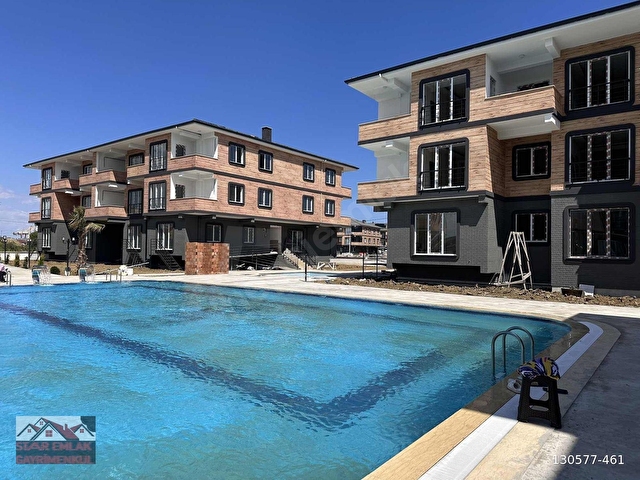 OVA KENT 2 SİTESİNDE HAVUZLU BAHÇELİ SATILIK 1+1 LÜKS DAİRE - Görsel 9
