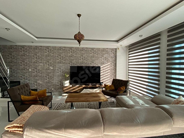 ALANYA KESTEL’DE DENİZE 100 METRE SATILIK 3+1 FULL EŞYALI DUBLEX – 164.500 €