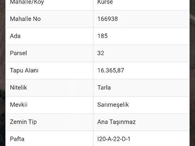 Akgünden Kürsede 16,365 m2 dönüm Satılık çiflik - Görsel 13