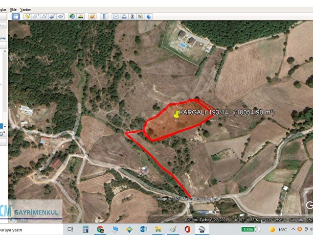 GEBZE KARGALIDA YOLA 2 PARSEL 10.000 M2 SATILIK VİLLA ARSASI - Görsel 2