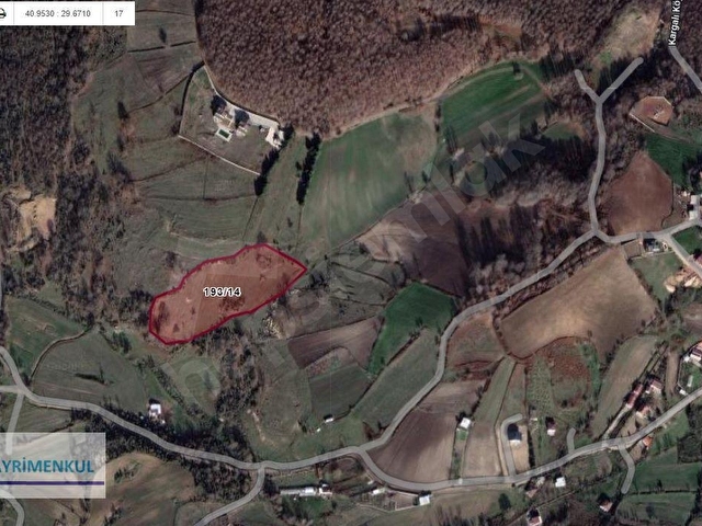 GEBZE KARGALIDA YOLA 2 PARSEL 10.000 M2 SATILIK VİLLA ARSASI