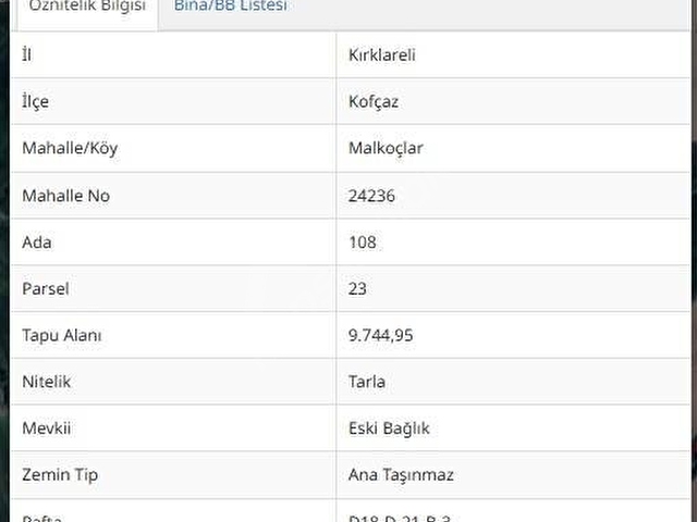 Kırklareli Kofçaz Malkoçlar ve Aşağıkanarada 3 Tarla – Toplam 21.442 m² Birbirine Yakın Konumlarda - Görsel 5