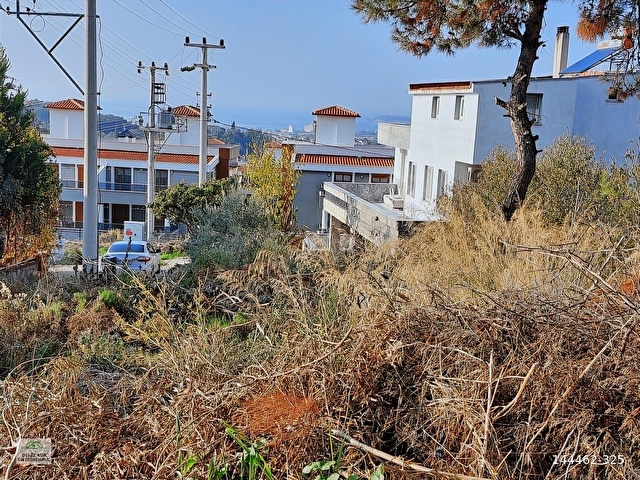 Kuşadası SOĞUCAKta Satılık 332 m2 Deniz Manz Villa imarlı Arsa - Görsel 5