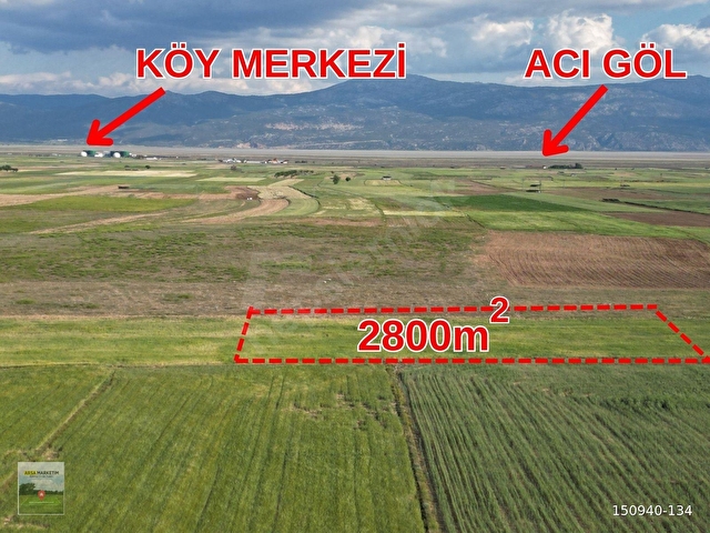 DAZKIRI YÜREĞİLDE 2.800 M2 TEK TAPU SATILIK TARLA - Görsel 15