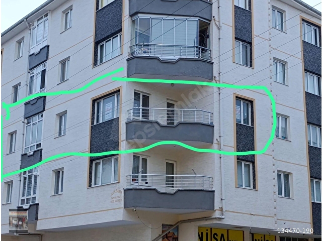 BARBOROS CADDESİNDE 3+1 İÇİ SIFIR YAPILI DAİRE