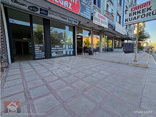 ALSANCAK MAH OTOMATİK KEPENKLİ CADDE CEPHELİ 70 M2 KİRALIK DÜKKAN