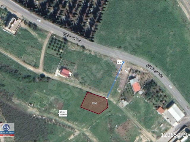 Kiralık Arsa 625 m2  Menemen Maltepede asfalta 50 Mt