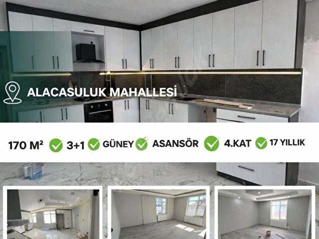 YEŞİL GAYRİMENKULDEN ALACASULUK MAHALLESİNDE 3+1 SATILIK DAİRE