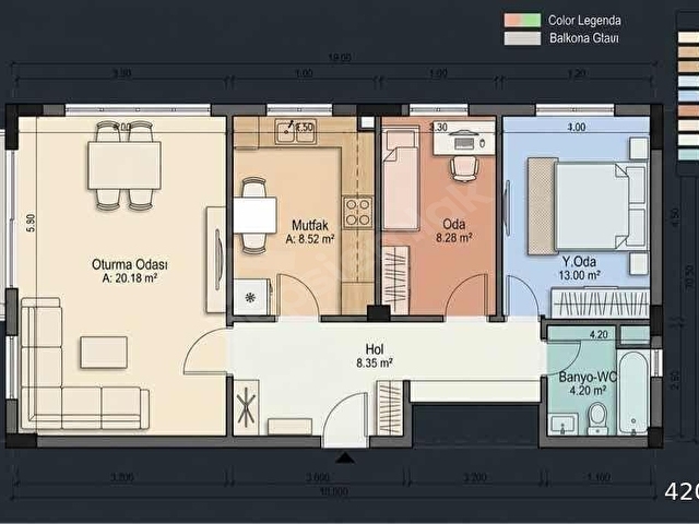 PENDİK SANCAK KÖPRÜSÜNDE YENİ PROJEDEN SATILIK 2+1 DAİRE - Görsel 5