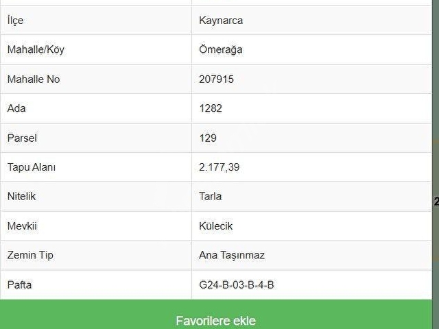 Kaynarca da müstakil parsel hemen satışa uygun yola yakın2177m2 - Görsel 10