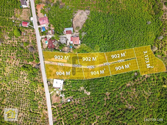 Hasançavuşda Deniz Manzaralı %40 İmarlı 900 m2 Satılık Arsa - Görsel 3