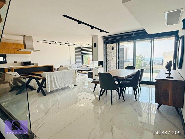 Karaova mah.Full eşyalı, özel havuzlu,deniz manzaralı,tek müstakil 4+1 satılık villa - Görsel 11